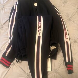 Gucci Black and White Apparel